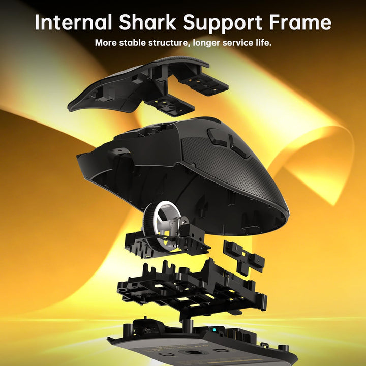 MAMBASNAKE x Attack Shark V8 Wireless Gaming Mouse, 59g Ultra-Lightweight, PAW3950MAX Sensor, Shark