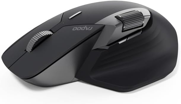 Rapoo MT760L wireless Mouse silent - USB Wireless 2.4G und Bluetooth Maus kabellos, bis 4000 DPI, le