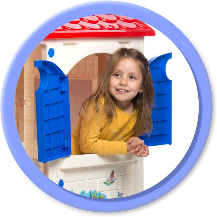 Chicos - Country Cottage | Spielhaus fur Kinder Outdoor | Robuster und langlebiger Kunststoff | Gart