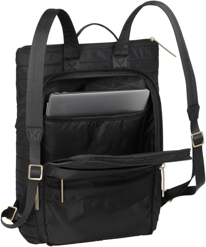 Travelite Rucksack BARBARA STEPP, leichter City Rucksack aus Nylon mit Trolley-Aufsteckfunktion, 8 L
