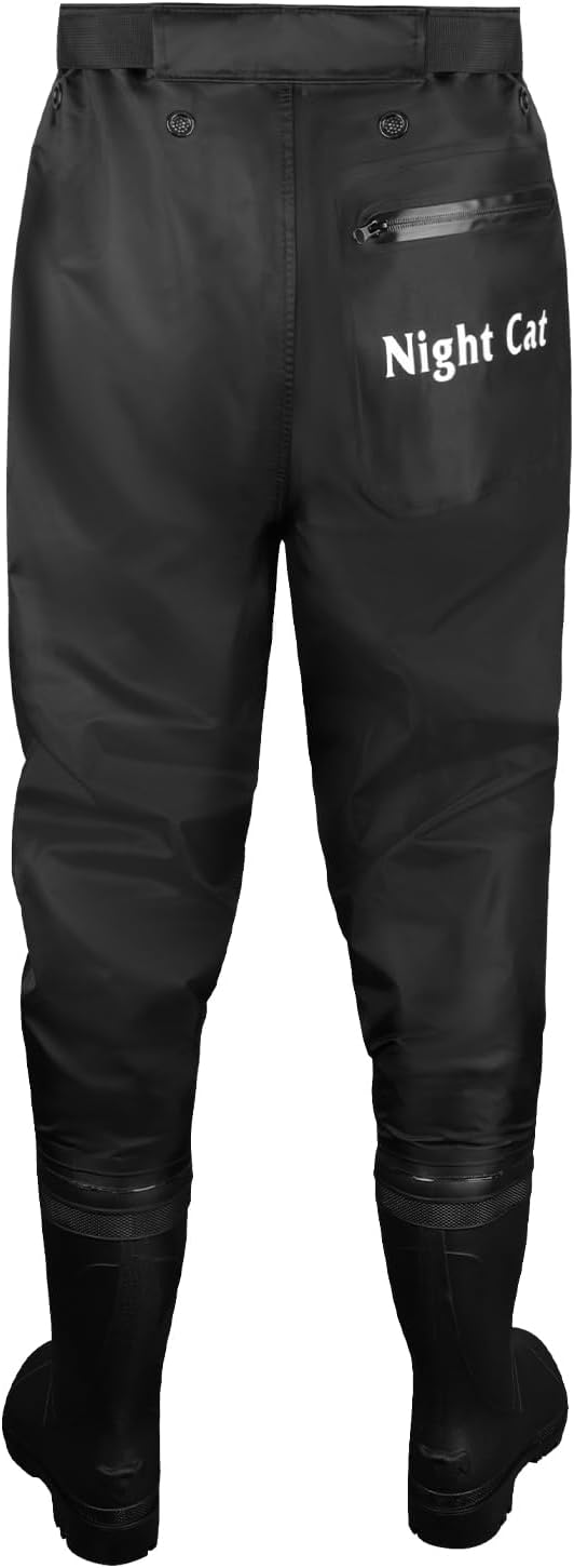 Night Cat Wathose Herren Wasserdicht: Damen Frauen Waders mit Stiefeln Atmungsaktive für Angeln Fisc