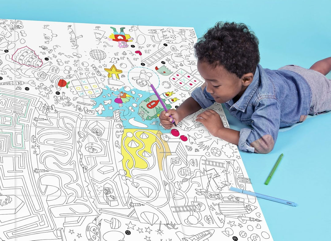 OMY Design and Play Poster zum Ausmalen, sehr gross