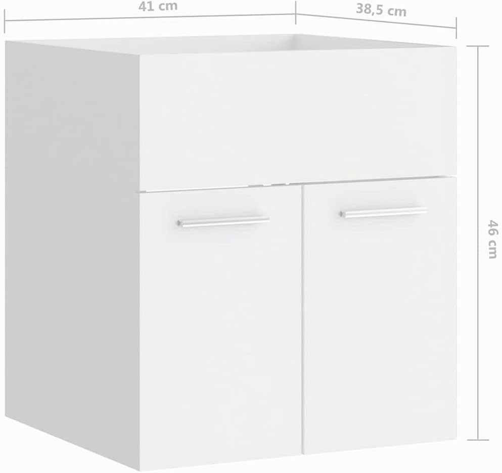vidaXL Waschbeckenunterschrank Waschtisch Unterschrank Badmöbel Badschrank Badezimmerschrank Badezim