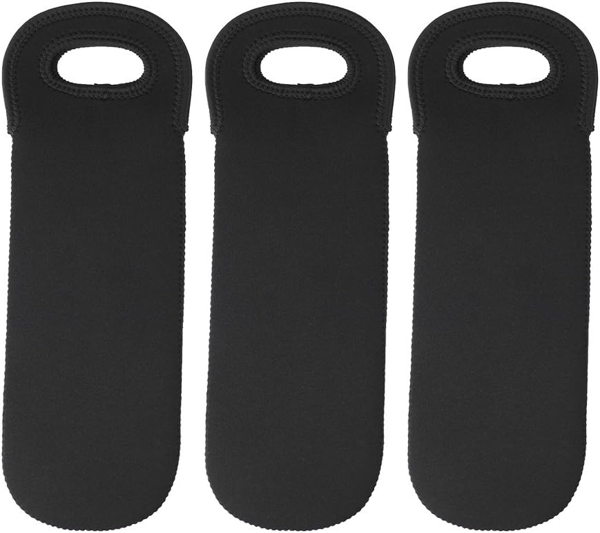 3 Stück Neopren Schutzhülle Isolierte Hüllen Reisetaschen für Wein Bierflaschen Getränke Sport Trink