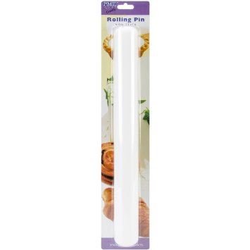PME Antihaftbeschichteter Polyethylen-Ausrollstab 40 cm, Kunststoff, Weiss, 48 x 9 x 4.03 cm 16" (40