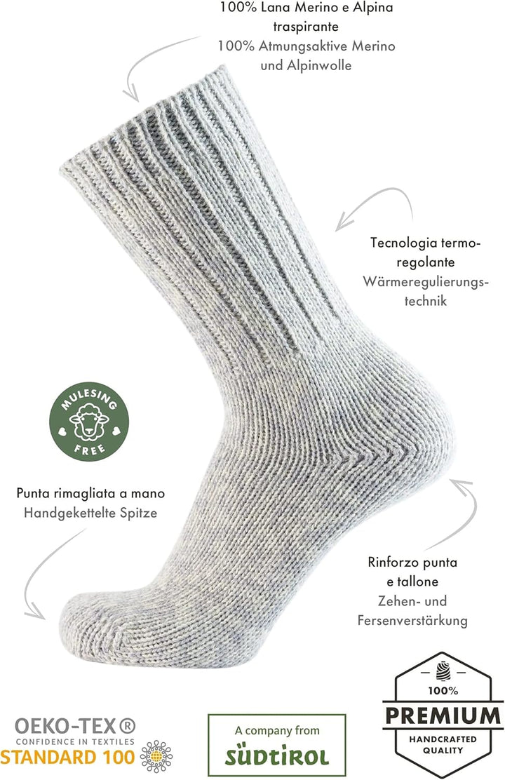 Miribung Wollsocken Wool aus 100% Wolle für EIN besonders Gefühl von Natürlichkeit und Komfort - war