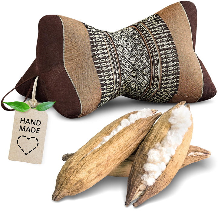 livasia Nackenstützkissen Knochenkissen - Ø 15x32cm - Nackenkissen Knochenform, Sofakissen, Lesekiss
