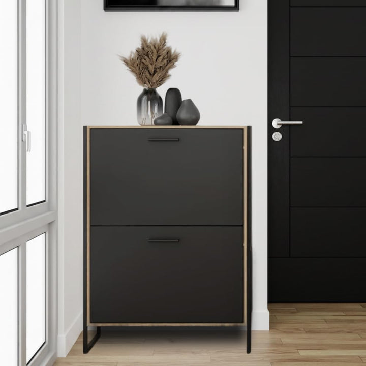 CASABEL Industrieller Schuhschrank, 12 Paar – Schuhschrank, Aufbewahrung für Eingangsbereich, hohe K