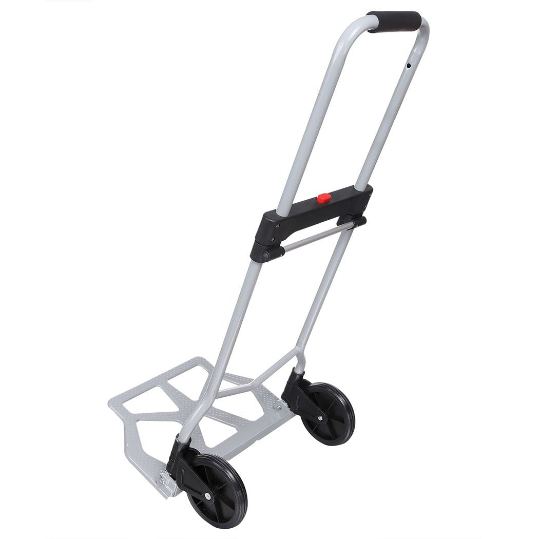 Sackkarre Alu Klappbar Handkarren Transportkarre 100 kg Belastbarkeit für Einkaufen, Reisen, Umzug 1
