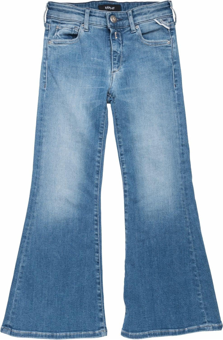 Replay Mädchen Jeans Avry Bootcut-Fit 6 Jahre Light Blue 010, 6 Jahre Light Blue 010