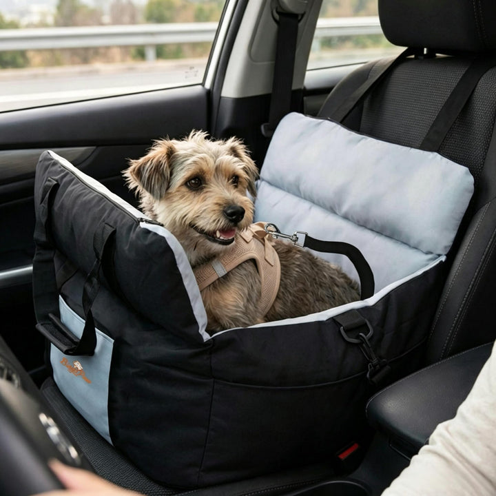 BingoPaw Hunde Autositz für kleine bis mittlere Hunde, Abnehmbar Waschbar Weich Hundesitz, Tragbar H