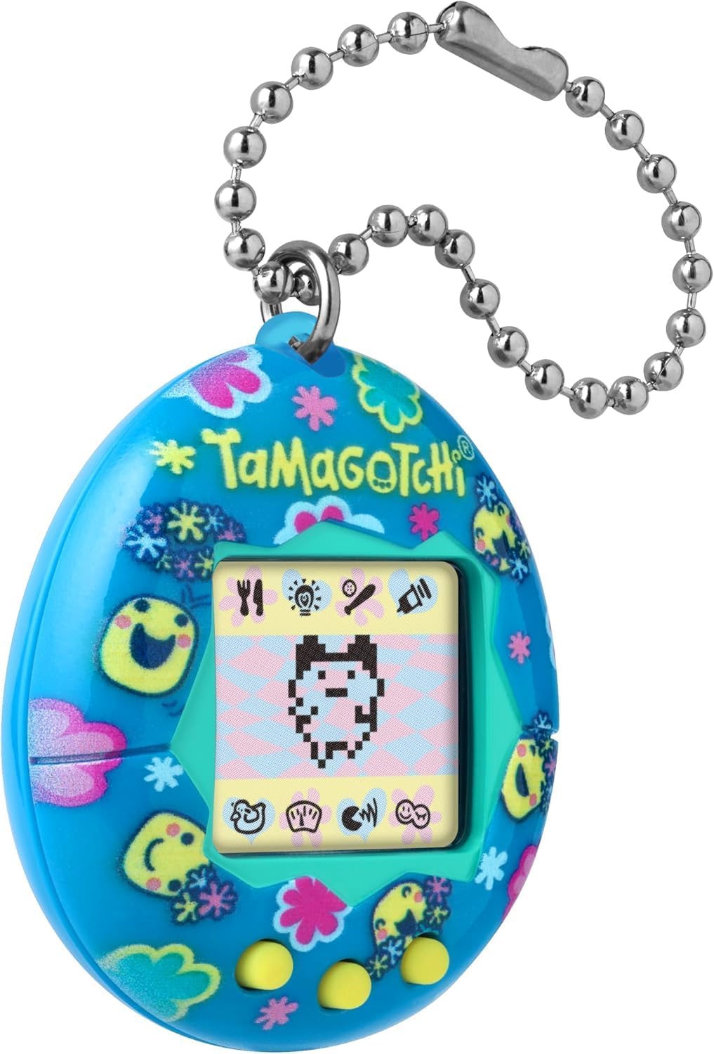 Bandai Tamagotchi Original Tama Smile Virtuelles Tier, Mehrfarbig, 42991, elektronisches Spielzeug a