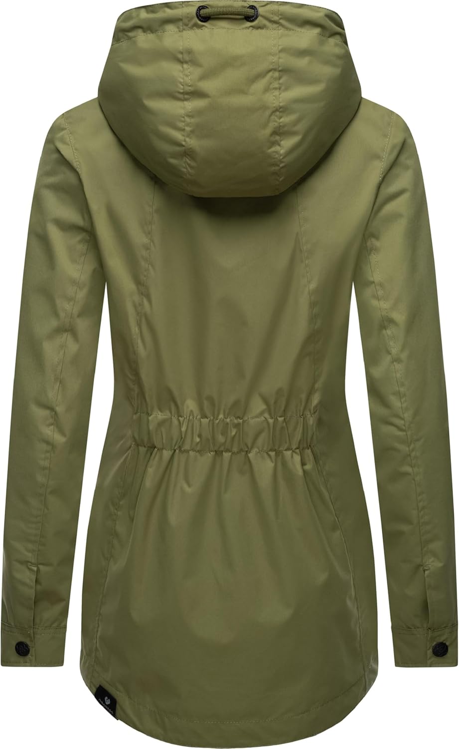 Ragwear Damen Übergangsjacke leichte Jacke Kurzmantel mit Verstellbarer Kapuze Zuzka XS-6XL M Olive0