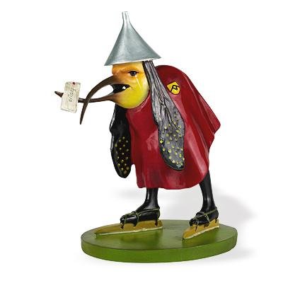 Bosch-Figur: Vogel mit Buchstabe-