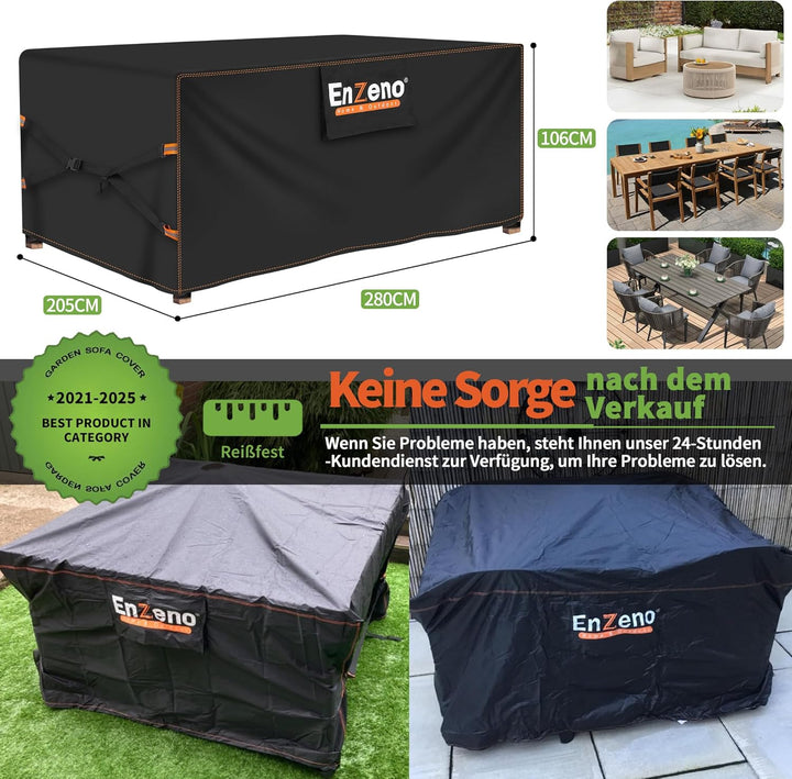 Neue Upgrade Gartenmöbel Set Abdeckungen wasserdicht, 500D Heavy Duty Oxford Tuch Aussenmöbel Abdeck