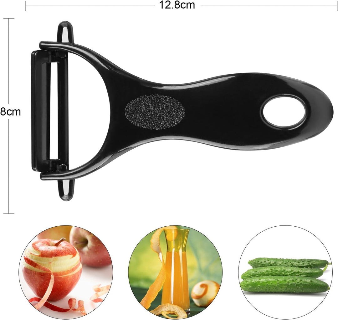 Ballery Keramikmesser Set, Professionelle Küchenmesser aus keramisch 4-teilig Messer (6 Zoll Chefmes