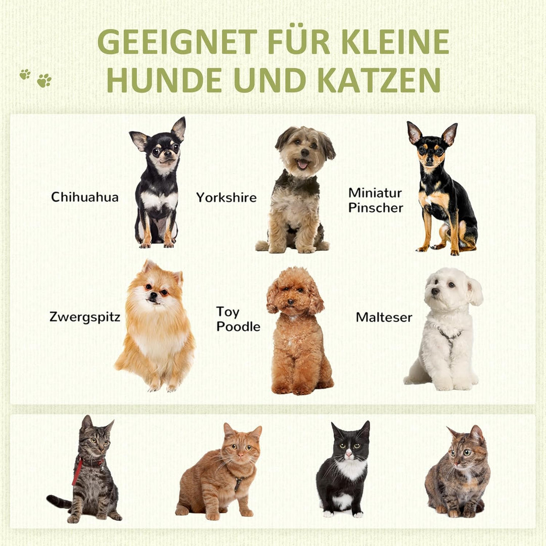 PawHut Tipi Zelt für Haustiere, Katzenzelt mit abnehmbar und waschbar Kissen, Katzenhaus mit rutschf