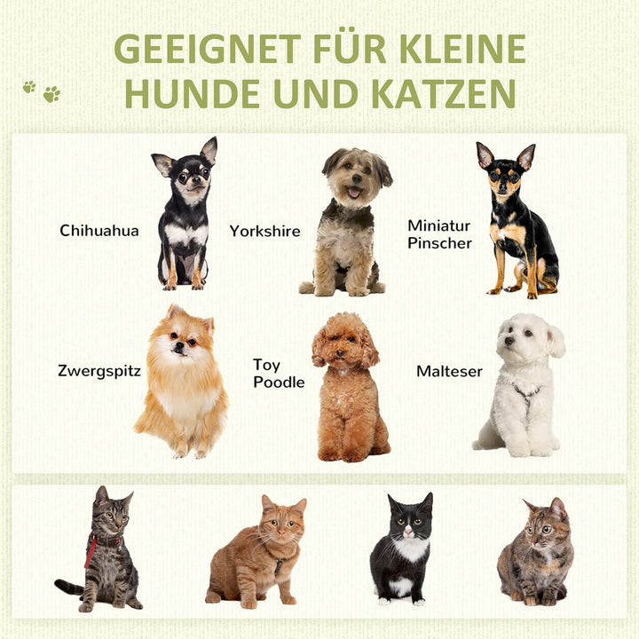 PawHut Tipi Zelt für Haustiere, Katzenzelt mit abnehmbar und waschbar Kissen, Katzenhaus mit rutschf