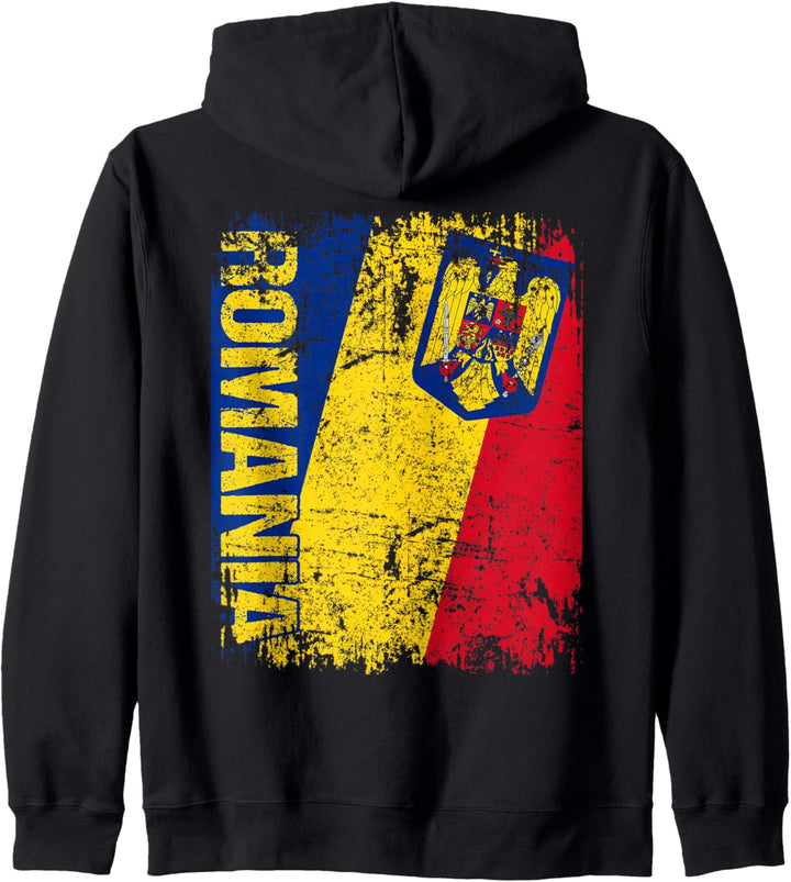 RUMÄNIEN Flagge | Damen Herren Kinder RUMÄNIEN Kapuzenjacke