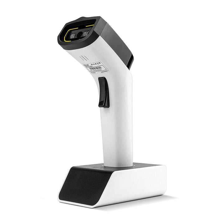 NETUM DS5000 Bluetooth 1D Barcode Scanner, Freisprech-CCD-Barcode-Leser mit Ständer und integriertem