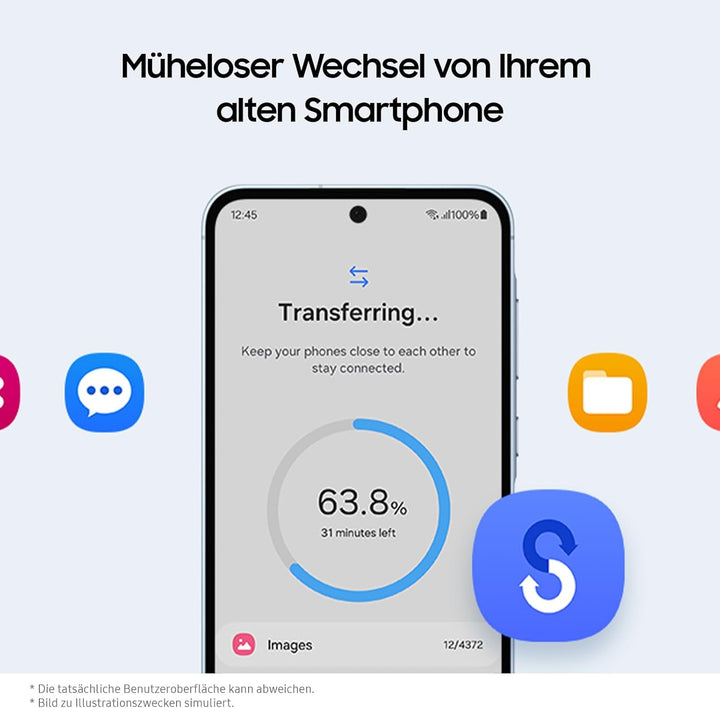Samsung Galaxy A35 5G Enterprise Edition, Android Smarthone, Business-Handy mit 6 GB RAM / 128 GB, 5