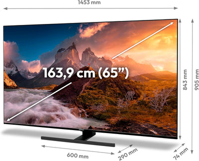 MEDION X16573 (MD 31259) 163,9 cm (65 Zoll) QLED Fernseher (Android TV, 4K, Dolby Vision HDR, Dolby