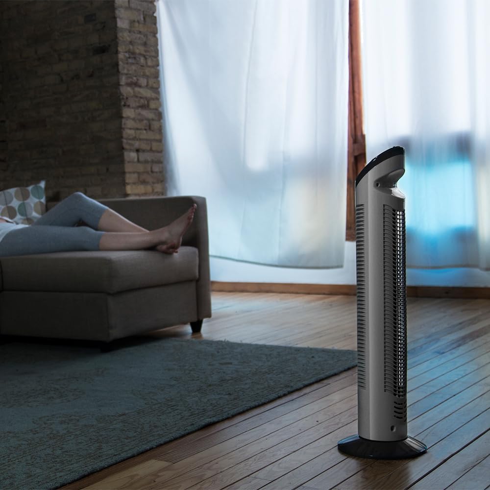 Cecotec Turmventilatoren (EnergySilence 9090 Skyline) (76 cm, Weiss) 79 x 17.5 x 15.8 cm Control Man