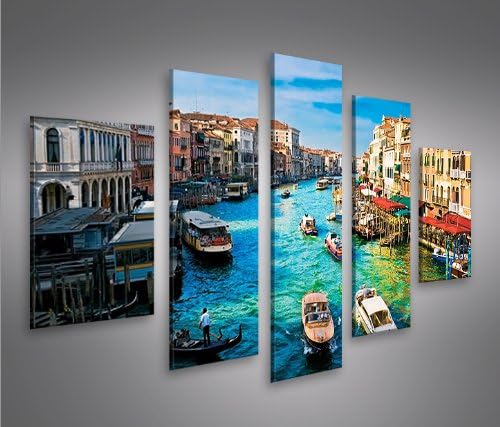 islandburner Bild Bilder auf Leinwand Venice Venedig Romantik Italien V4 MF XXL Poster Leinwandbild