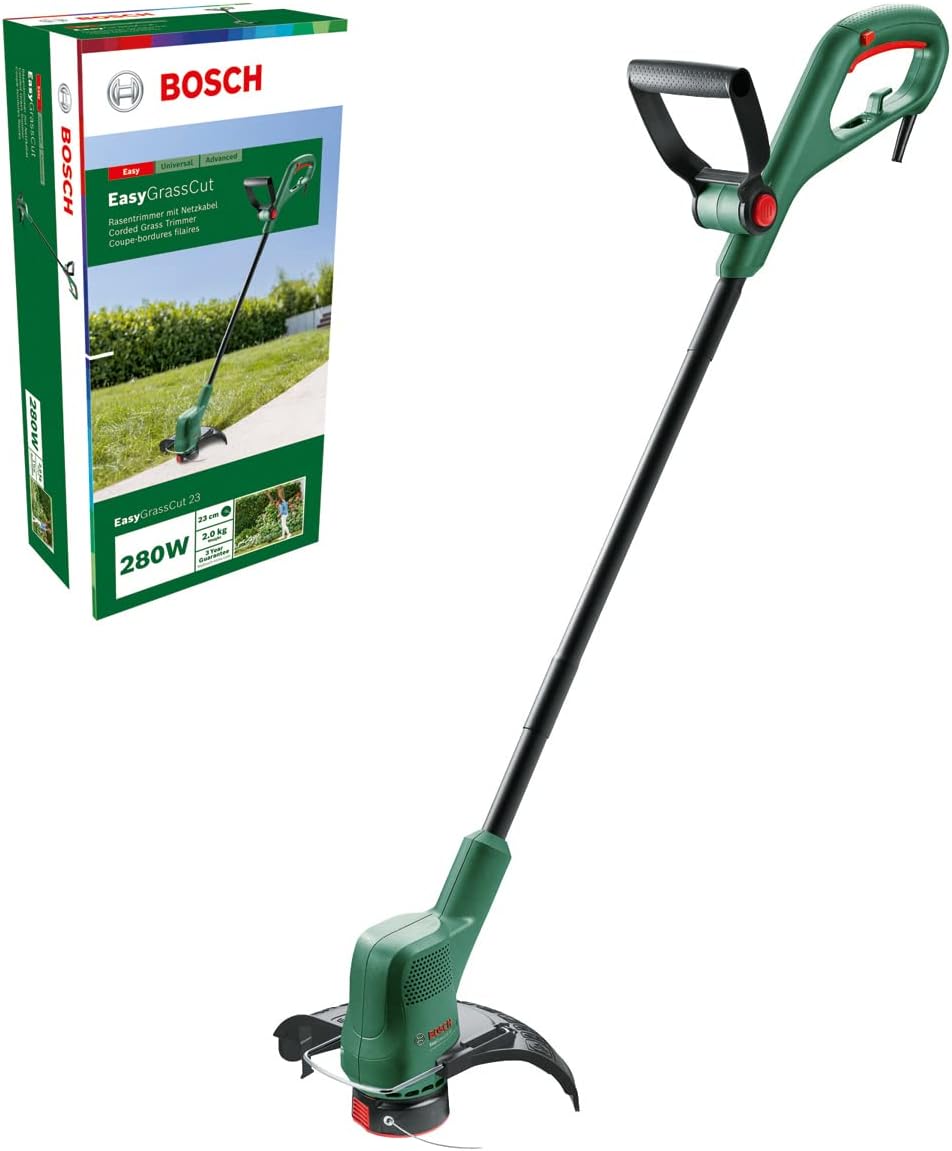 Bosch Elektro-Rasentrimmer EasyGrassCut 23 (280 Watt, Schnittkreisdurchmesser 23 cm, im Karton) Rase