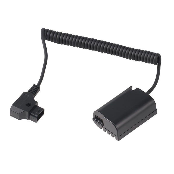 Fotga Verlängerbares Stromadapterkabel für D-Tap-Stecker auf Dummy Akku DMW-BLF19 für Panasonic GH3