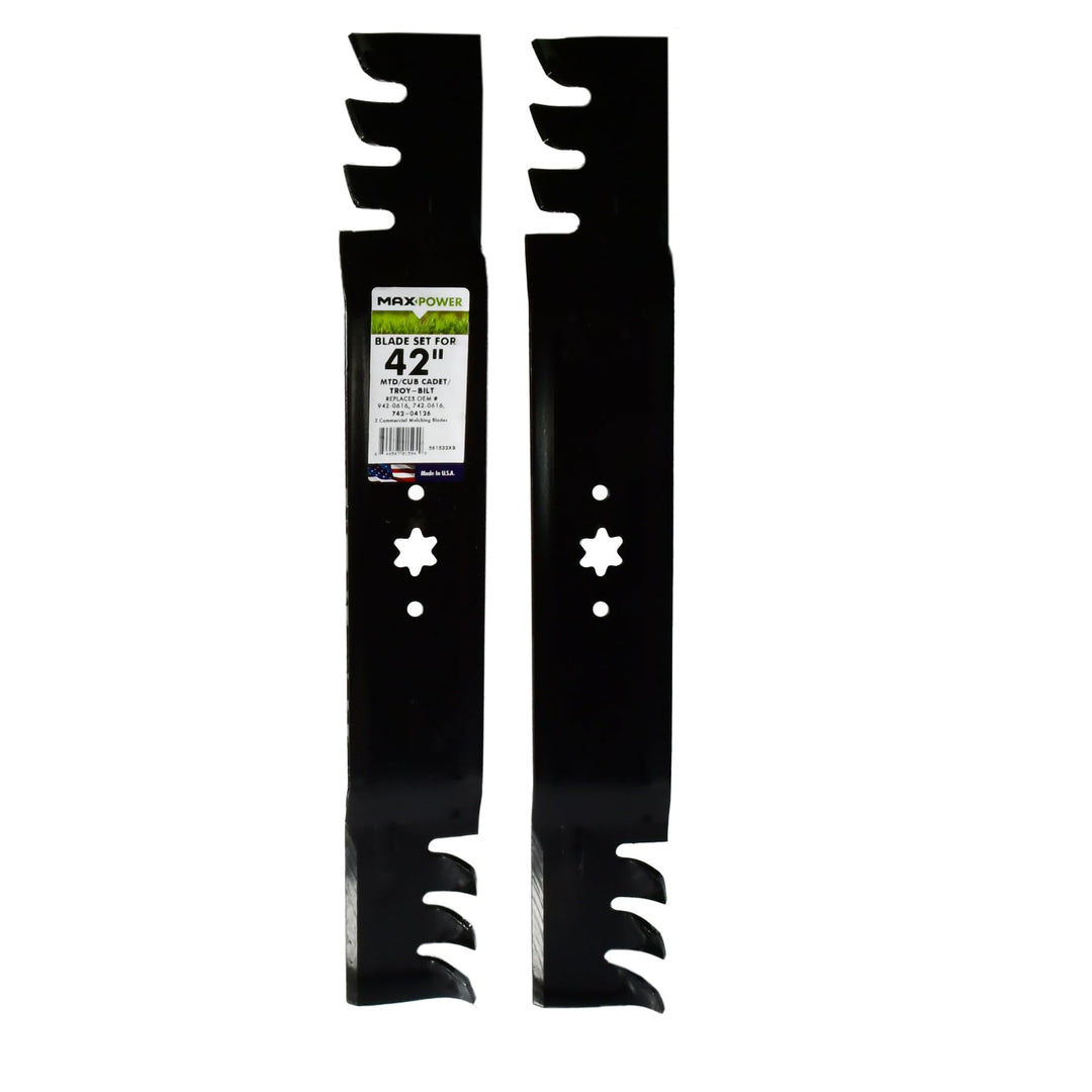 MAXPOWER 561532XB Mulch-Set für 106,7 cm (42 Zoll) Cut MTD, Cub Cadet, Troy-Bilt Rasenmäher, ersetzt