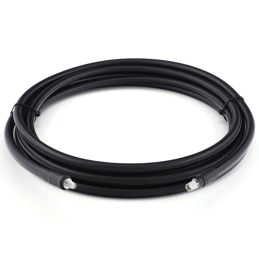 30m SMA Stecker auf SMA Buchse Antennenkabel – 8D-FB Ultra-Verlustarmes Ø11.1mm Verlängerungskabel (