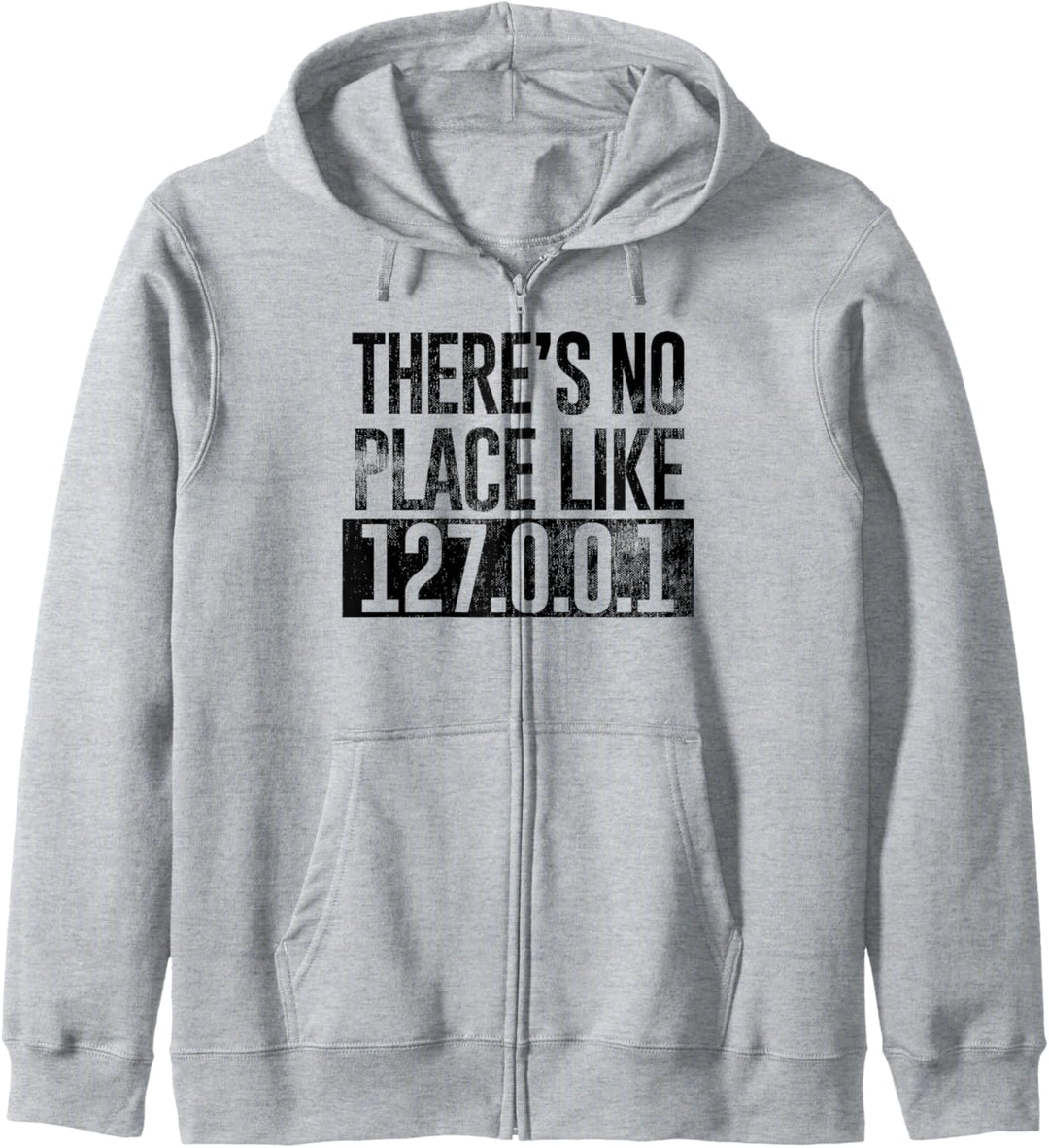 Funny There's No Place Like Home 127.0.0.1 System Kapuzenjacke