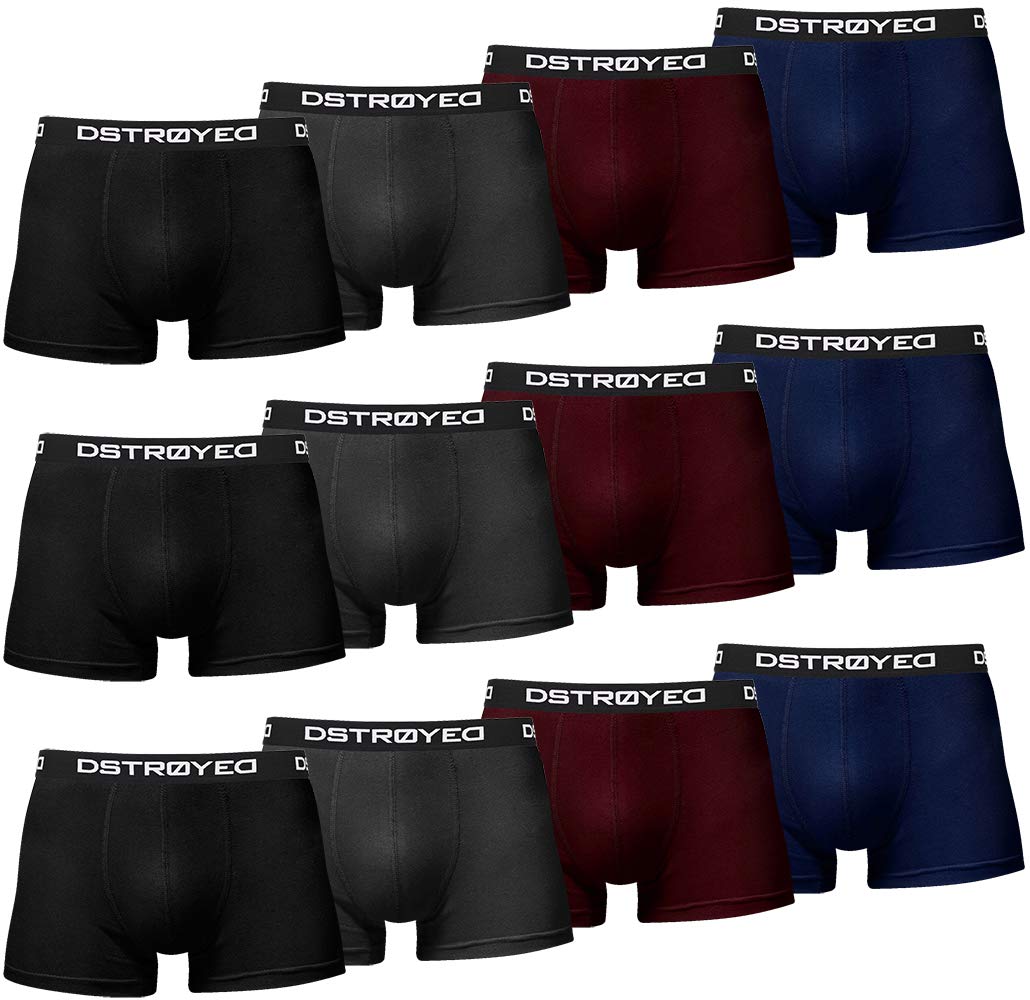 DSTROYED ® Boxershorts Herren 10-er / 12-er / 15-er / 8-er Pack S-5XL Unterhosen Männer Unterwäsche