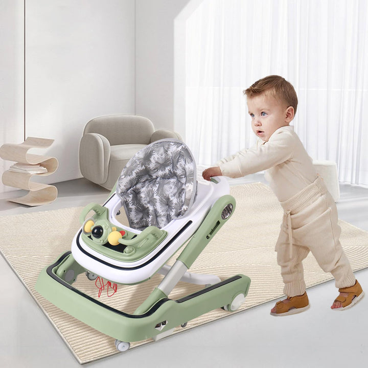 Faltbarer Lauflernwagen für Babys von 6 bis 18 Monaten – Lauflernhilfe für Jungen und Mädchen mit le