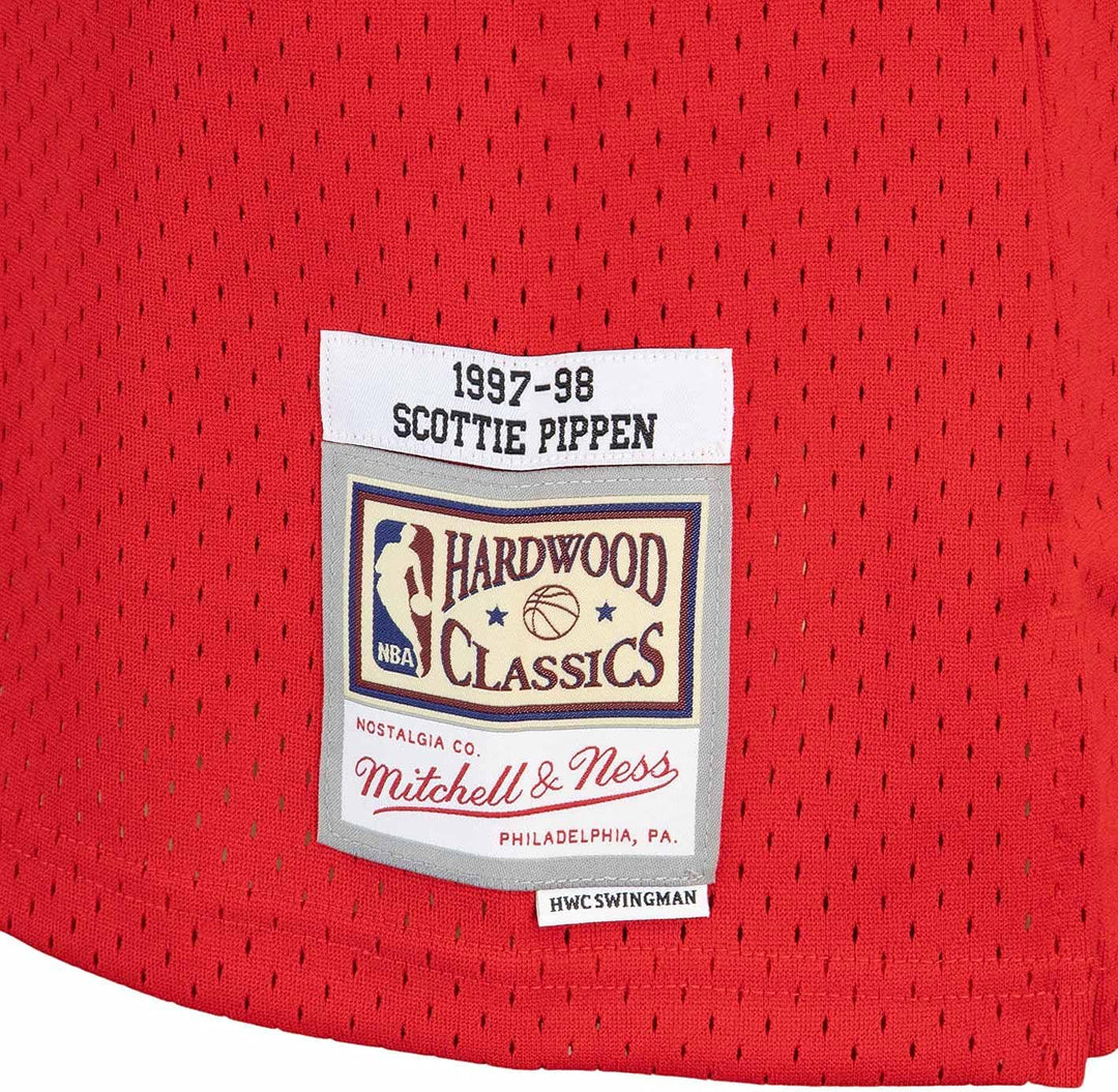 Mitchell & Ness Swingman Scottie Pippen Chicago Bulls 97/98 Trikot, XL Rot