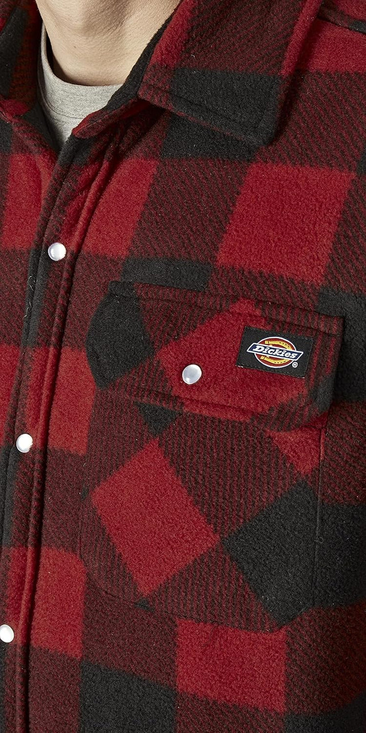 Dickies SH5000 Portland Gepolsterte Thermohemd-Arbeit, Gr. 3XL- Rot Rot 3XL, Rot 3XL