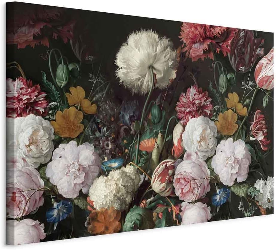 murando Akustikbild Blumen 120x80 cm Bilder Akustikschaum Hochleistungsschallabsorber Schallschutz L