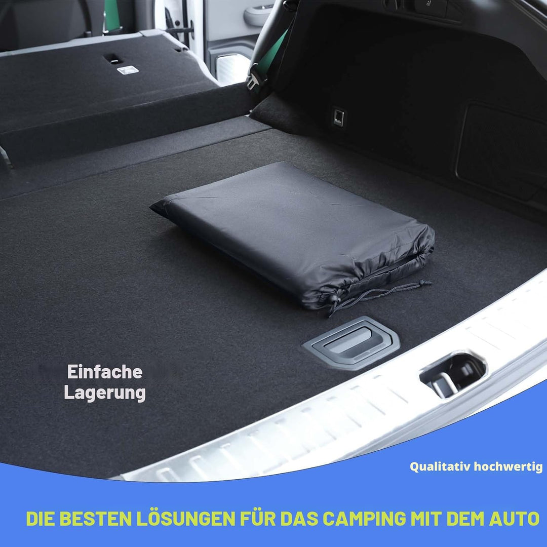Schwarz Auto-Camping-Essentials, erhöht den Stauraum im Auto, Matratzenzubehör für SUV mit flachem K
