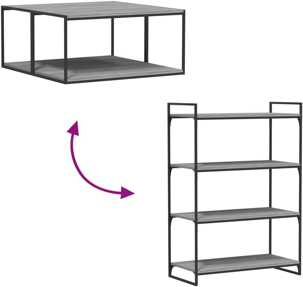 vidaXL Wandregale 4 STK., Wandregal Pflegeleicht, Hängeregal für Wohnzimmer Büro, Bücherregal Wandbo