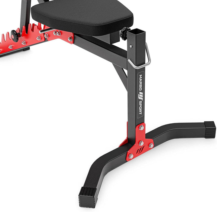 Marbo Sport, Drückbank, Hantelbank, Verstellbare Trainingsbank MH-L115, Press Bank, Weight Bench, Ad