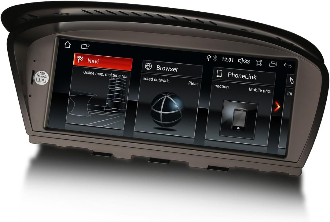 8,8" IPS Qualcomm 8-Kern Android 14 DAB+ Autoradio Für BMW 3er E90 E91 E92 E93 5er E60 E61 6er E63 E