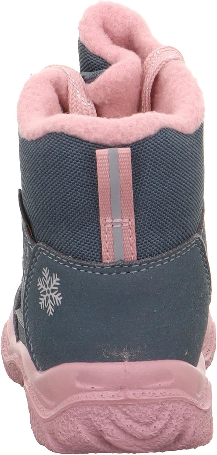 Superfit Mädchen Husky1 Schneestiefel 24 EU Blau Rosa 8020, 24 EU Blau Rosa 8020