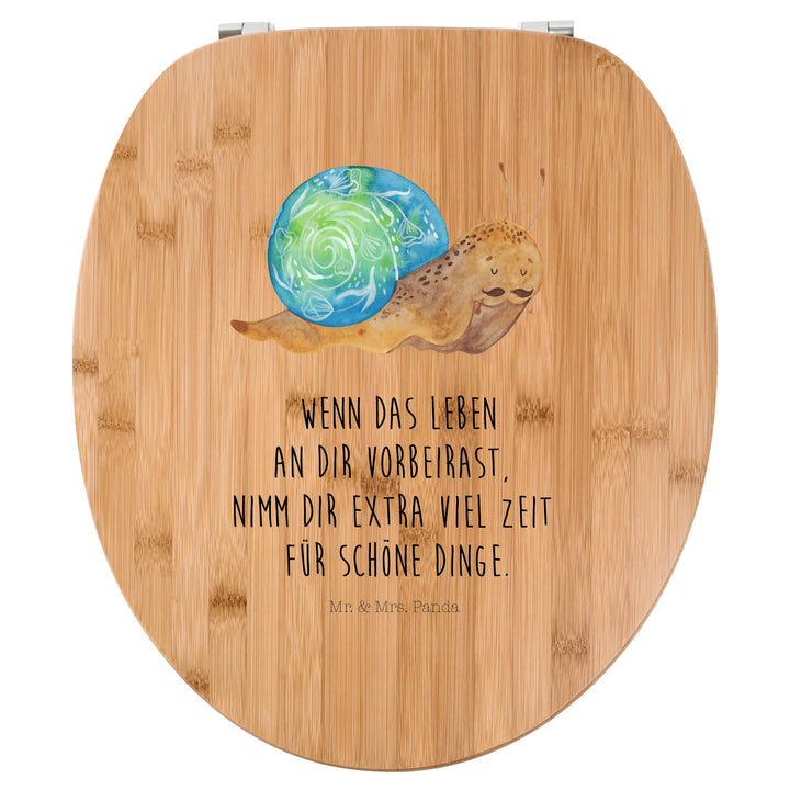 Mr. &amp; Mrs. Panda Motiv WC Sitz Sir Schneckalot - Geschenk, WC-Sitz, Klodeckel, Toilette, Tiermotive,