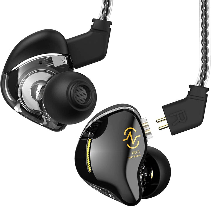 Yinyoo In Ear Monitor Kopfhörer CCZ Coffee Bean Over Ear Ohrhörer Kabelgebundener Kopfhörer mit 1DD