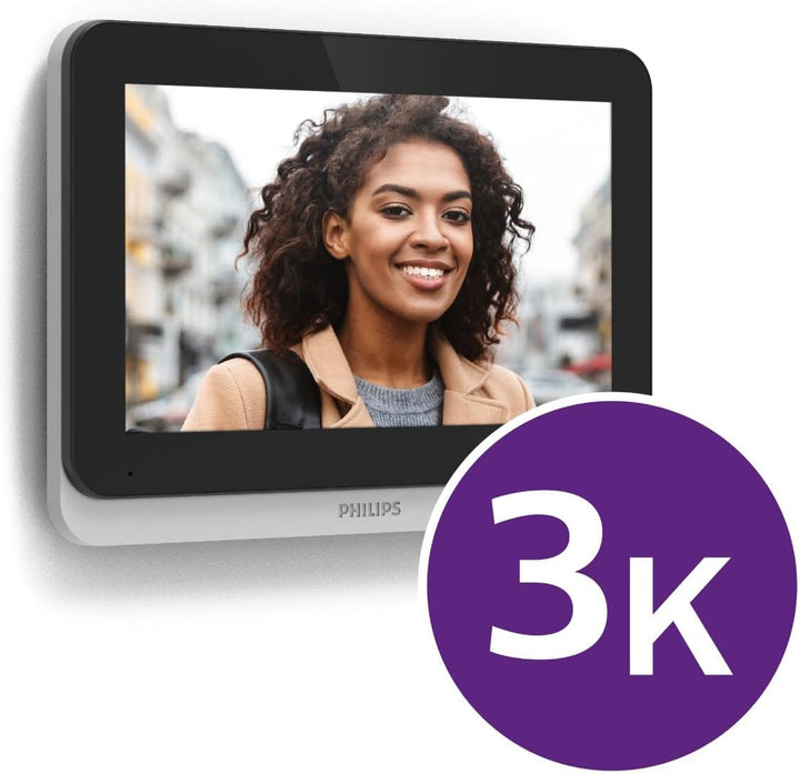 PHILIPS WelcomeEye Connect WLAN-Video-Türsprechanlage (Connect 3 – 2 Monitore Set), Connect 3 – 2 Mo