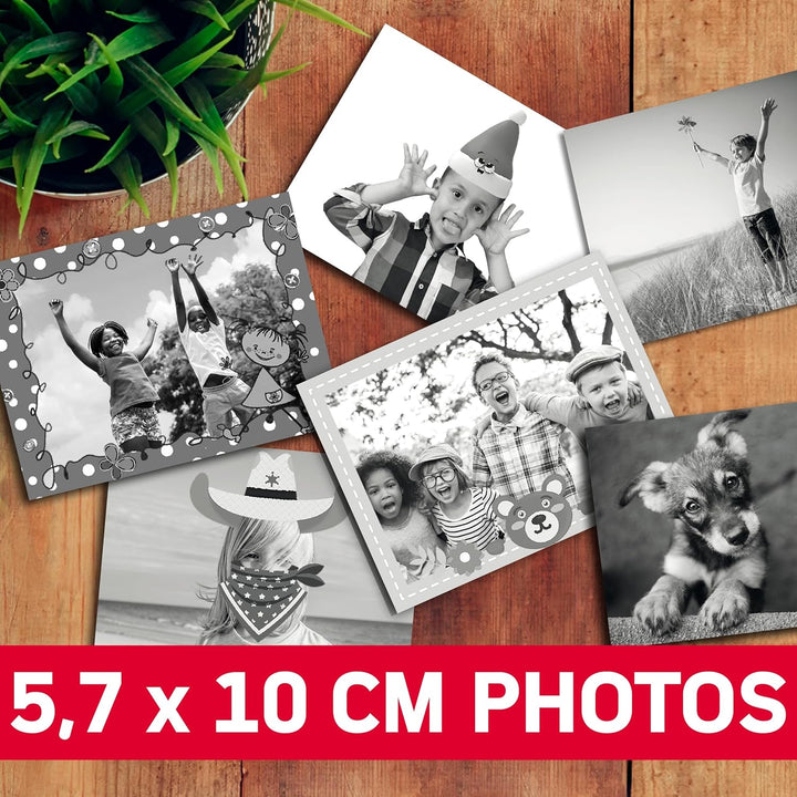 AGFA Photo Realikids Instant Cam + 6 Rollen Thermopapier, ATP3WH – Sofortbildkamera für Kinder, LCD-