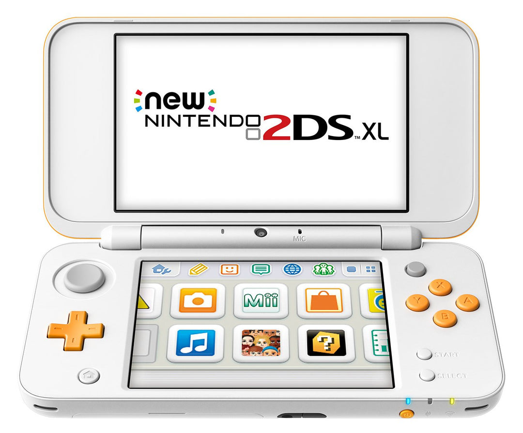 Nintendo 2DS XL Weiss + Orange