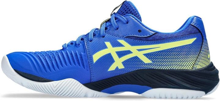 ASICS Herren Netburner Ballistic Ff 3 Sneaker 40 EU Blau Gelb, 40 EU Blau Gelb