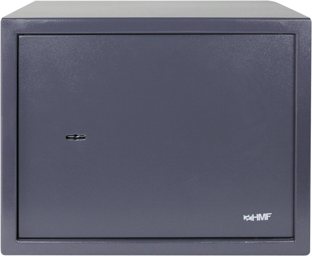 HMF 49203-11 Möbeltresor Doppelbartschloss, 38,0 x 30,0 x 30,0 cm, anthrazit, 38,0 x 30,0 x 30,0 cm